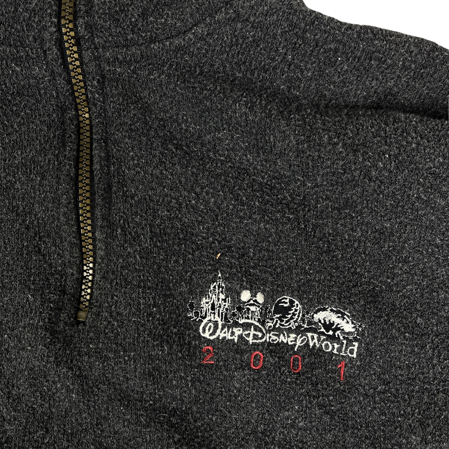 Vintage Disney 2001 Fleecepullover Grau - M