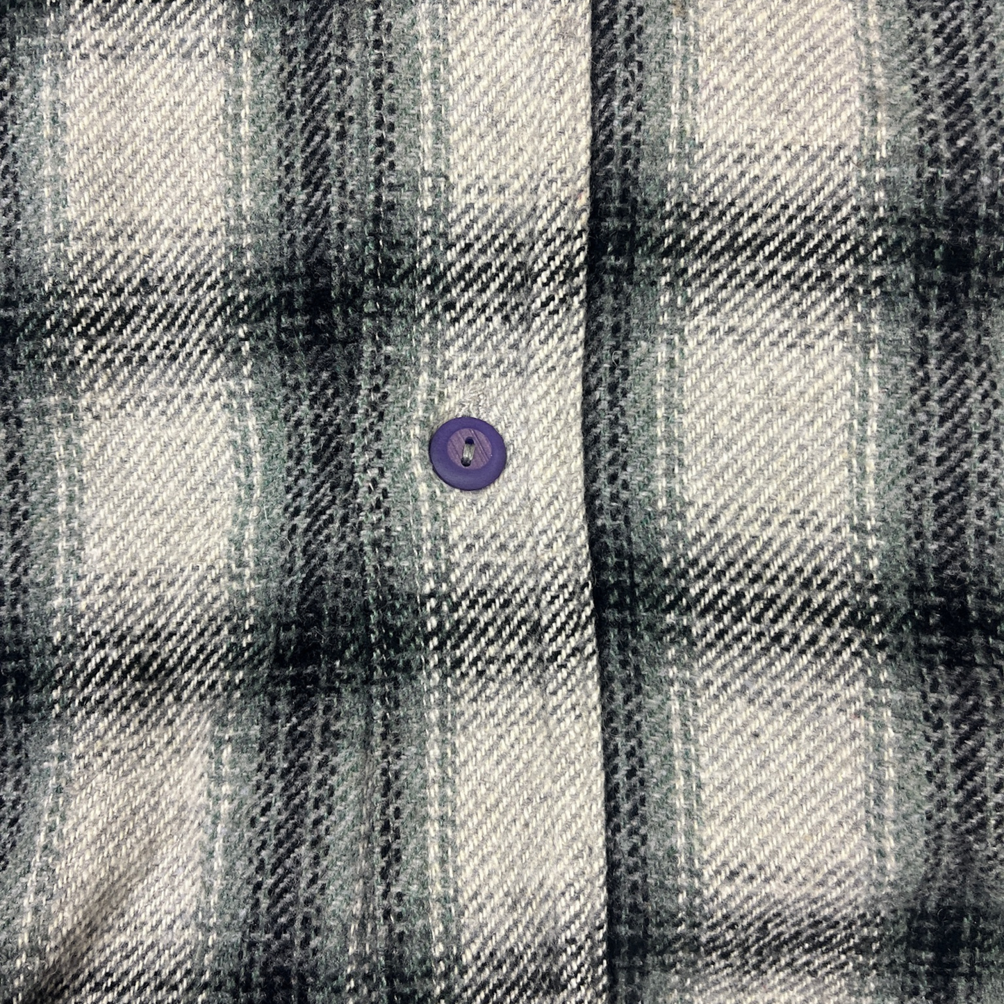 Vintage Rock Valley Flanellhemd karriert Beige/Schwarz - XL