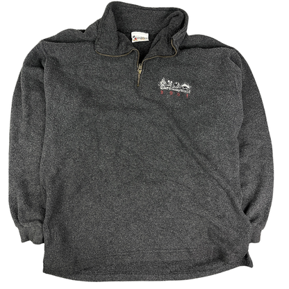 Vintage Disney 2001 Fleecepullover Grau - M