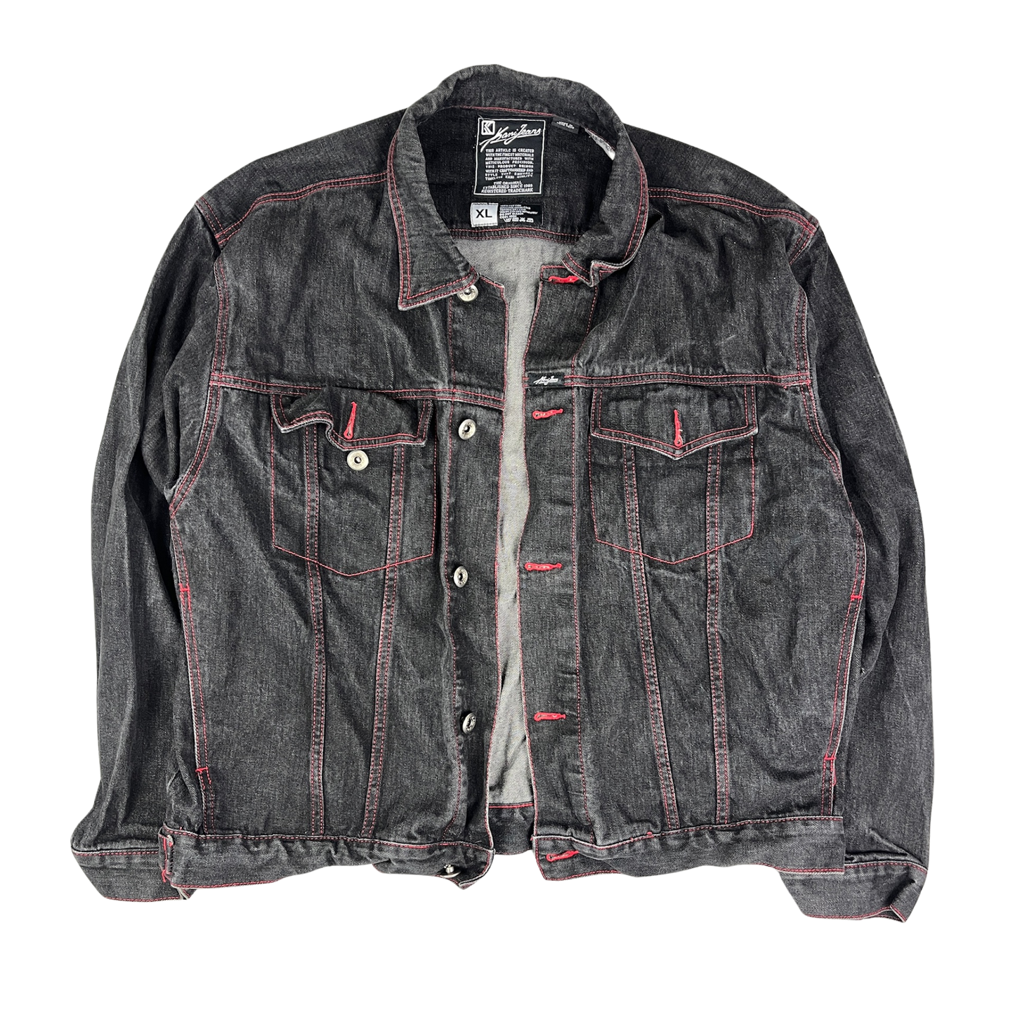 Karl Kani Jeansjacke Schwarz - XL