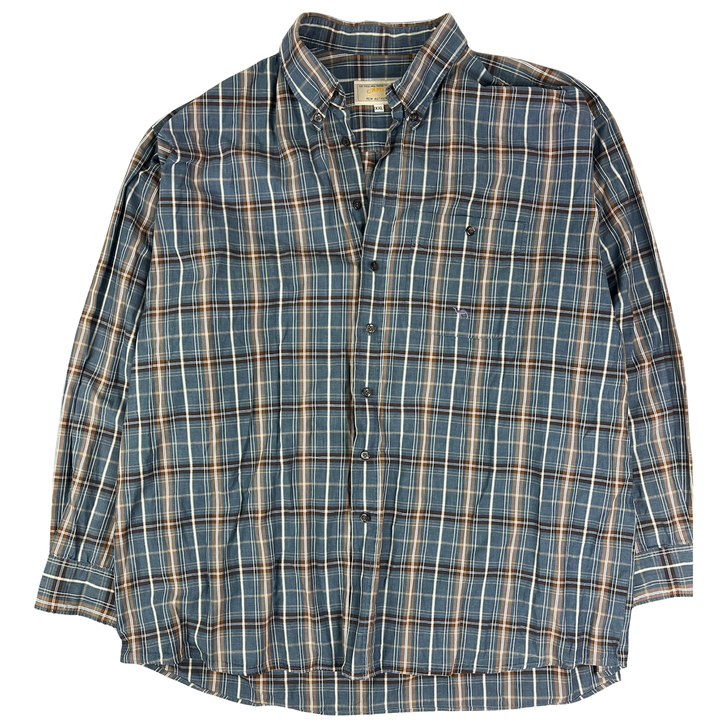 Camel Hemd Blau - XXL