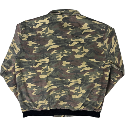 Vintage Lonsdale London Bomberjacke Camouflage - XXL