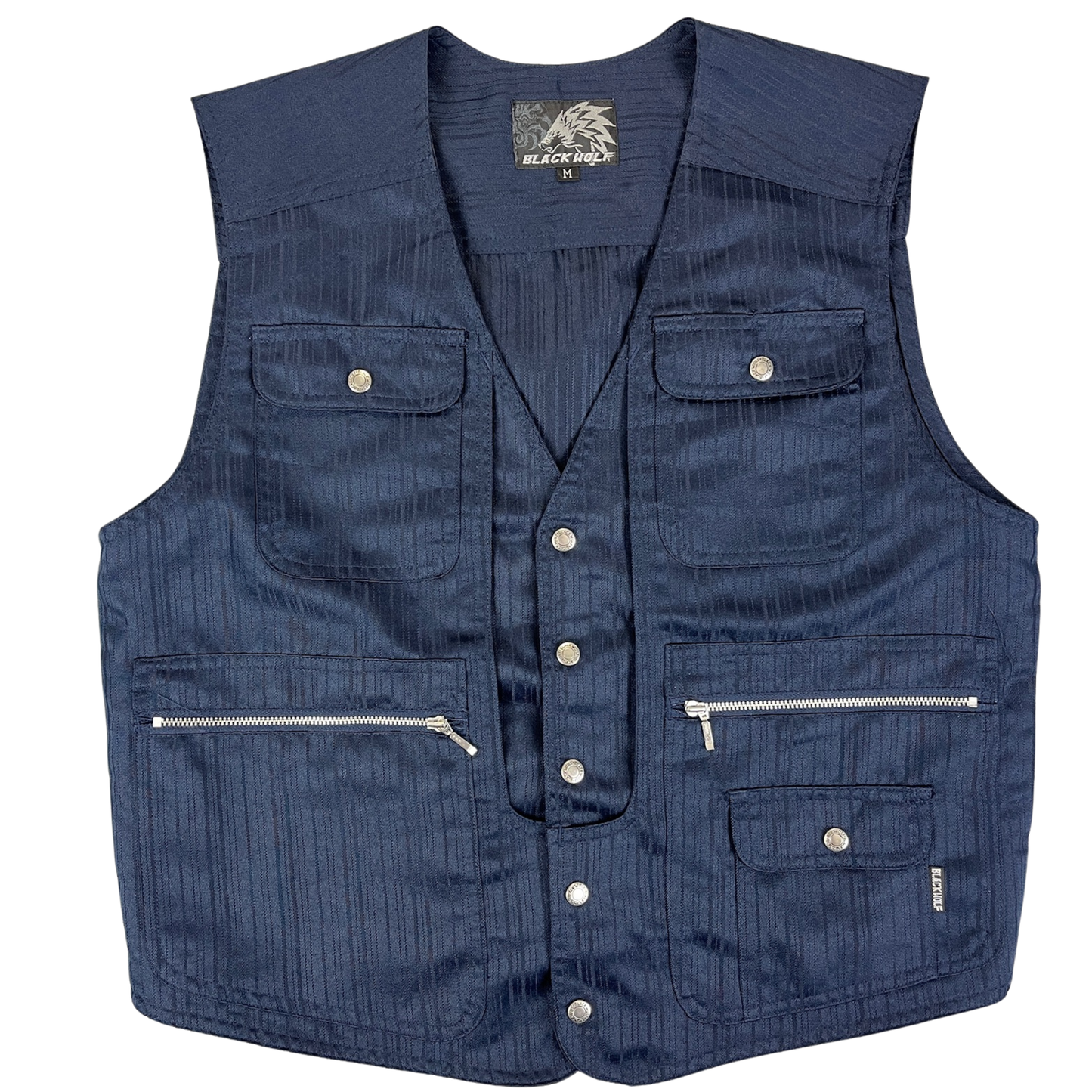 Vintage Y2K Japan Weste Blau - M/L