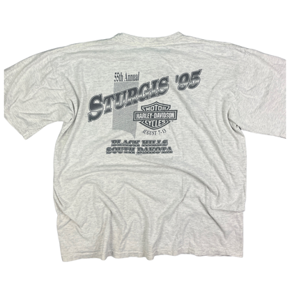 Vintage Harley Davidson T-Shirt Creme - XL