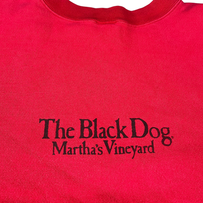 Black Dog Heavyweight Sweater Rot - L