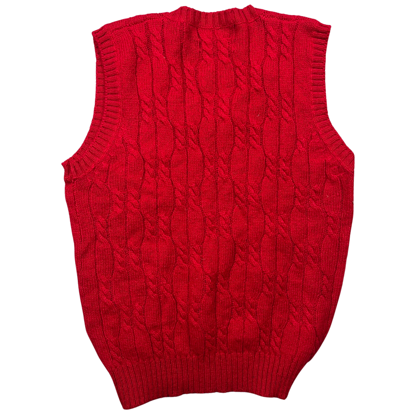 Chaps by Ralph Lauren Strickpullunder Rot - L