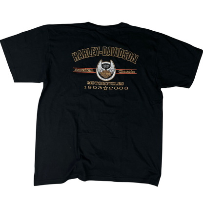 Vintage Harley Davidson T-Shirt Schwarz - L