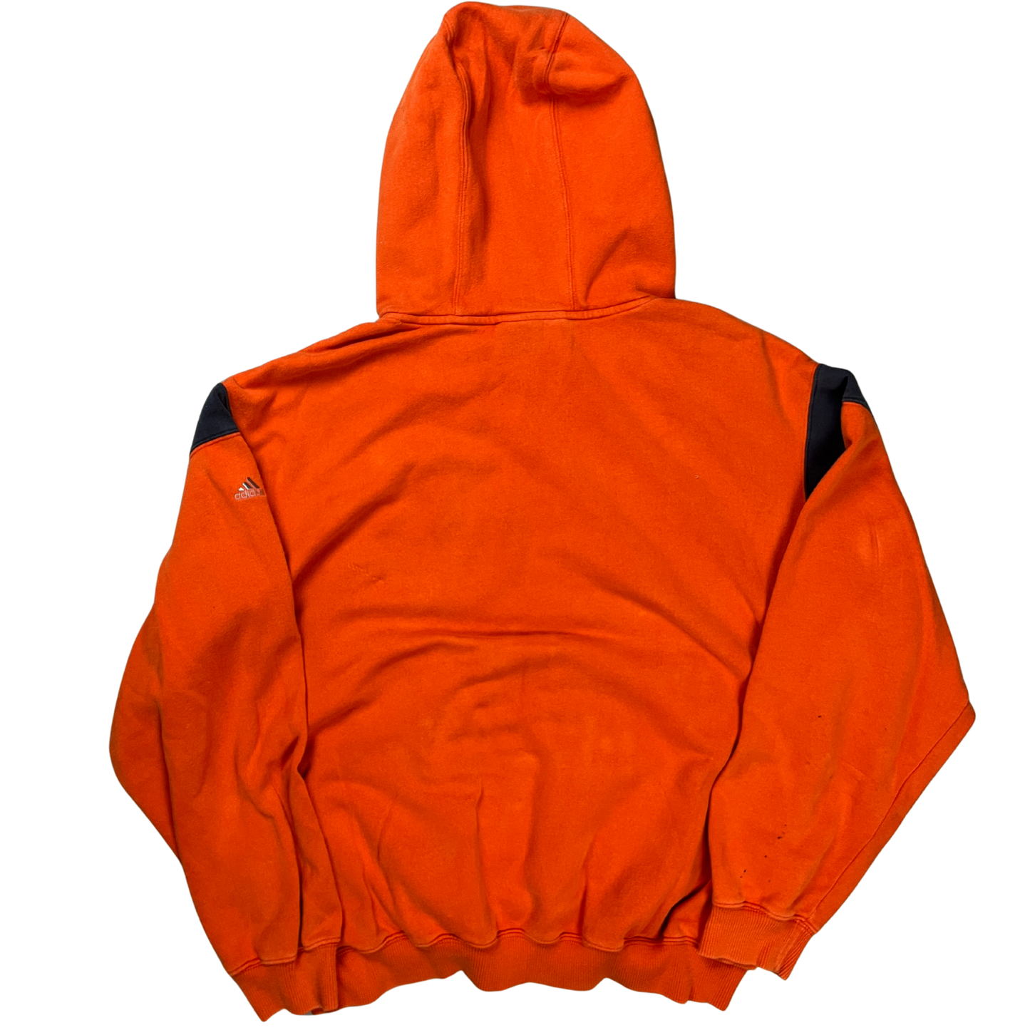 Vintage Adidas Hoodie Orange - L