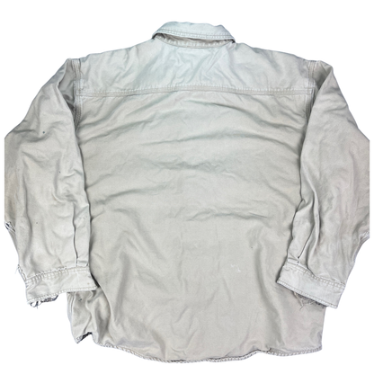 Vintage Used Look Carhartt Workwear Hemdjacke Beige - XL