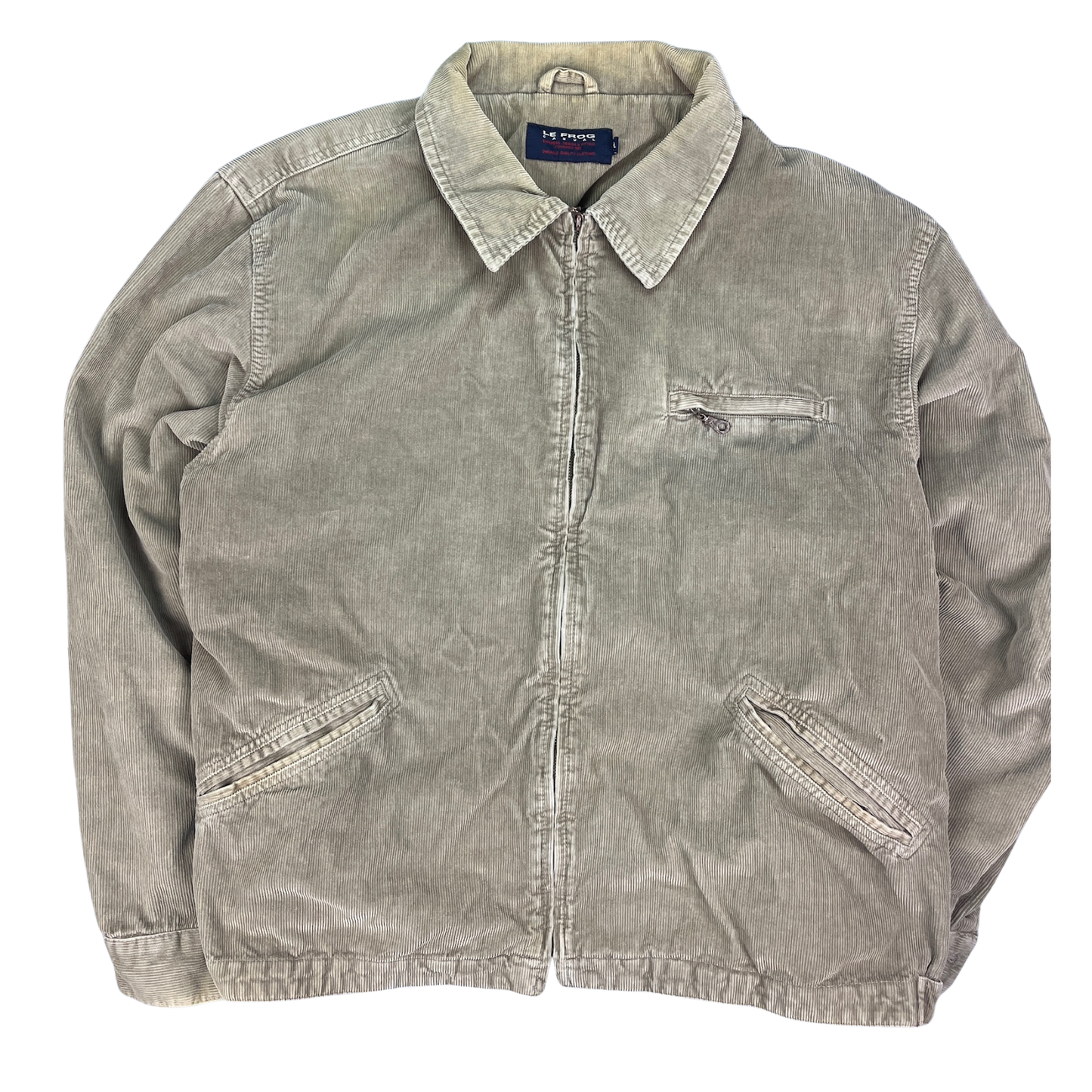 Vintage LeFrog Cordjacke Beige - L