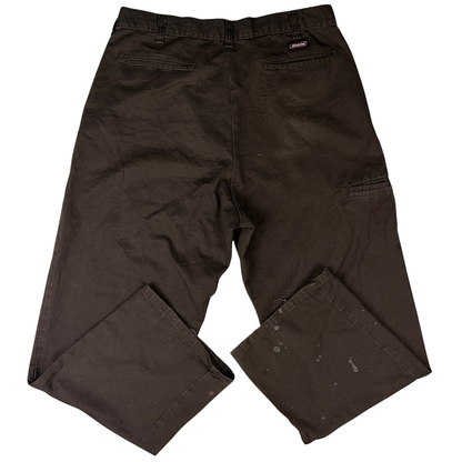 Dickies Used Look Workwear Hose Braun - 36x32