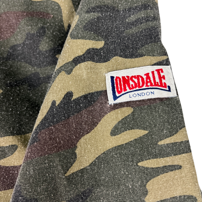 Vintage Lonsdale London Bomberjacke Camouflage - XXL