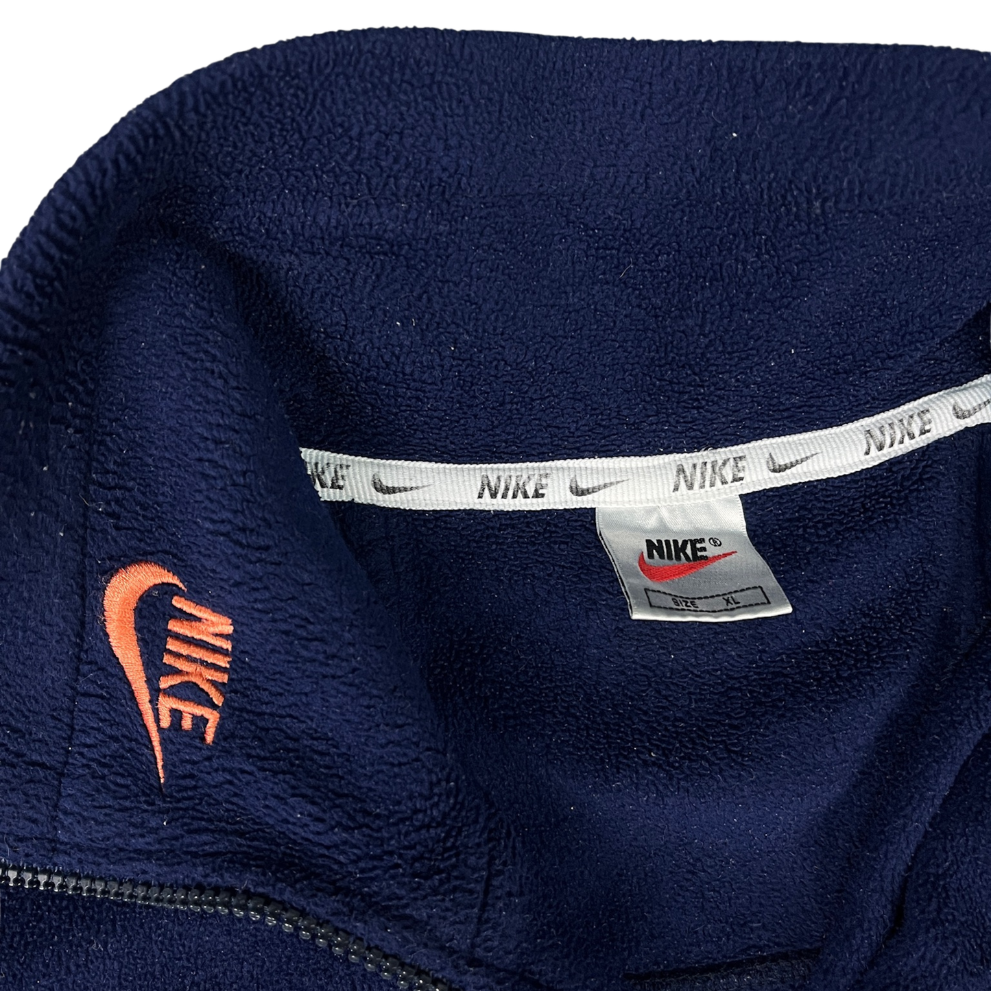 Vintage Nike Fleecepullover Blau - XL