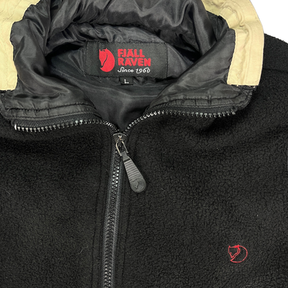 Fjällräven Fleecejacke Schwarz - L