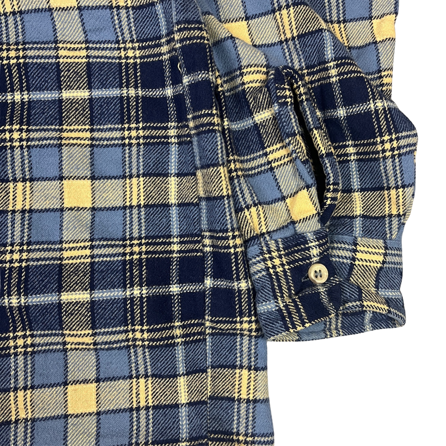 Vintage New Basic Flanellhemd karriert Blau/Schwarz - S