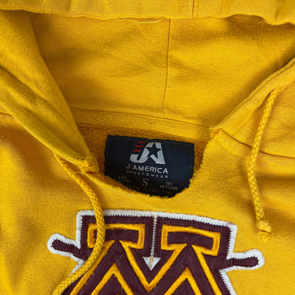 Minessouta Hoodie Rot/Gelb - S