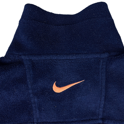 Vintage Nike Fleecepullover Blau - XL