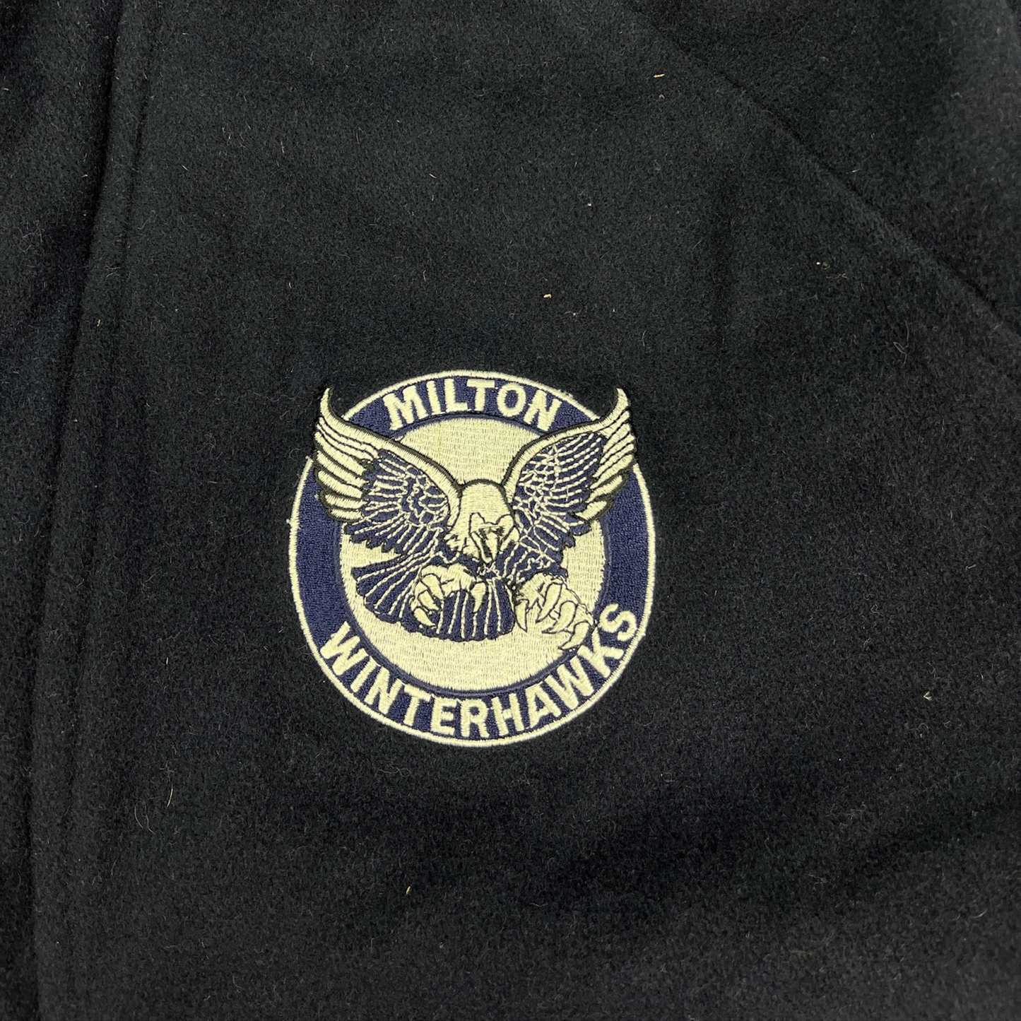 Vintage Varsity Bomberjacke Blau - XL