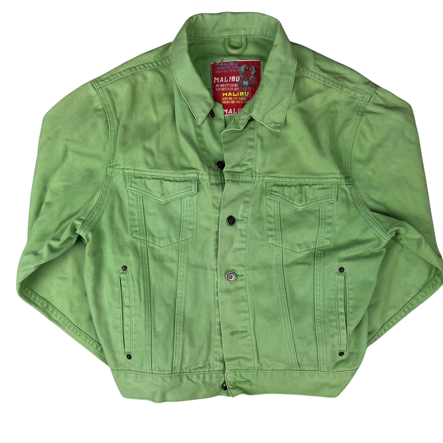 Vintage Malibu Jeansjacke Mint - M/L