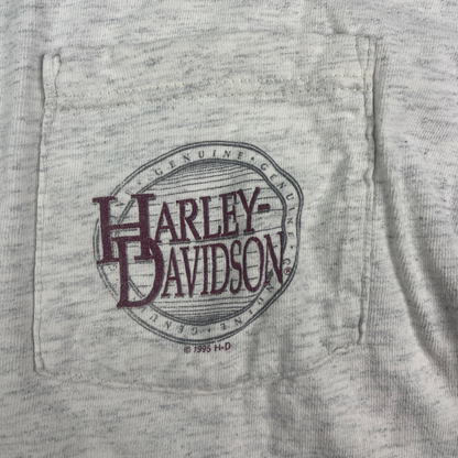 Vintage Harley Davidson T-Shirt Creme - XL