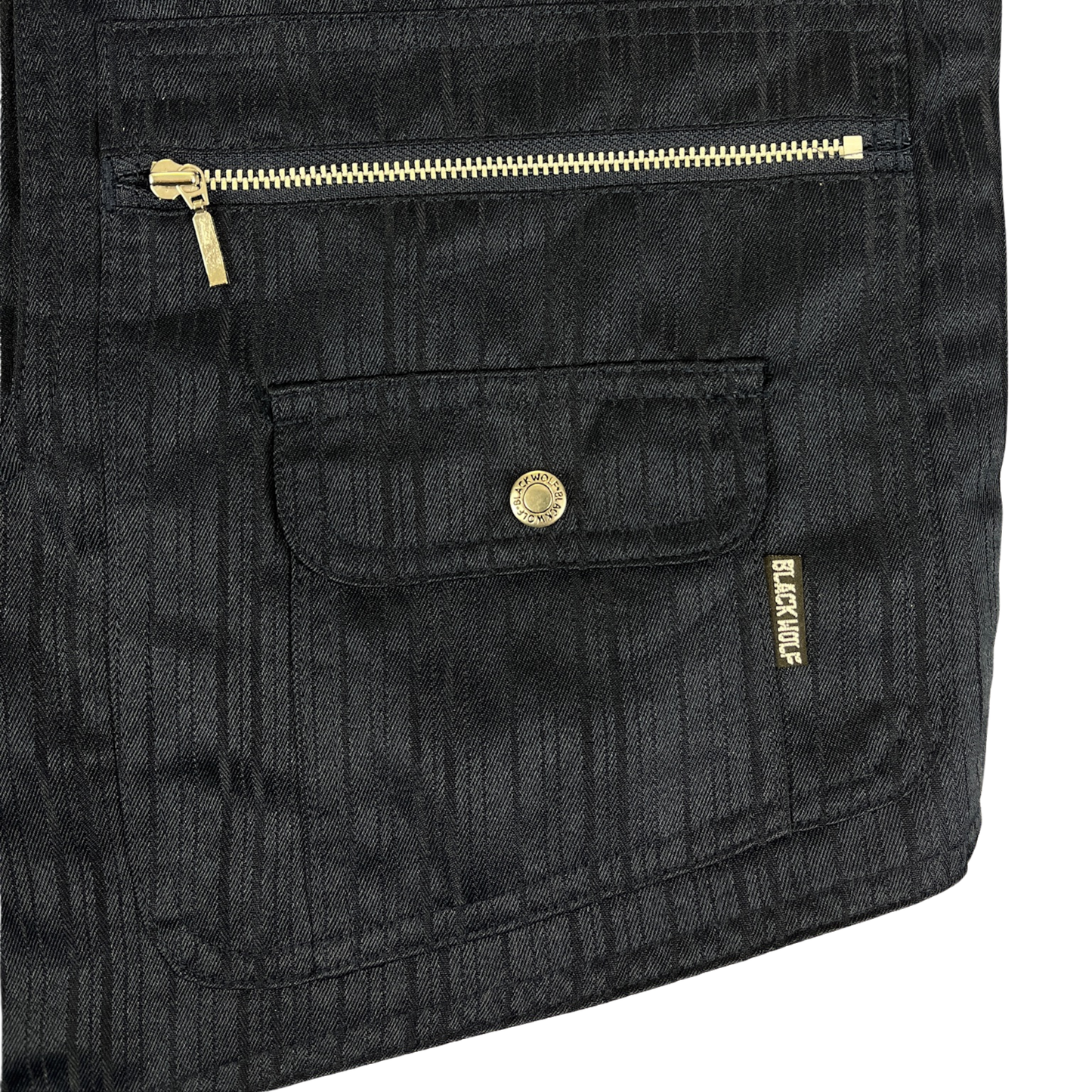 Vintage Y2K Japan Weste Blau - M/L