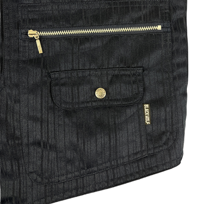 Vintage Y2K Japan Weste Blau - M/L