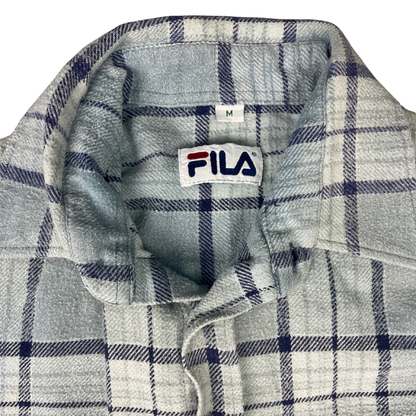 Fila Flanellhemd Blau - M