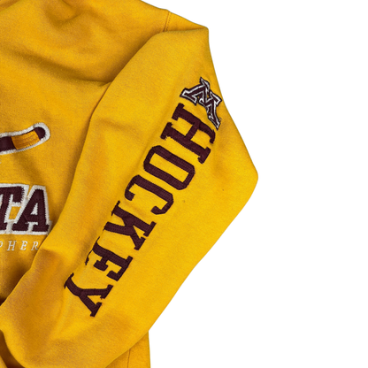 Minessouta Hoodie Rot/Gelb - S