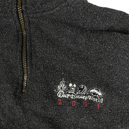 Vintage Disney 2001 Fleecepullover Grau - M