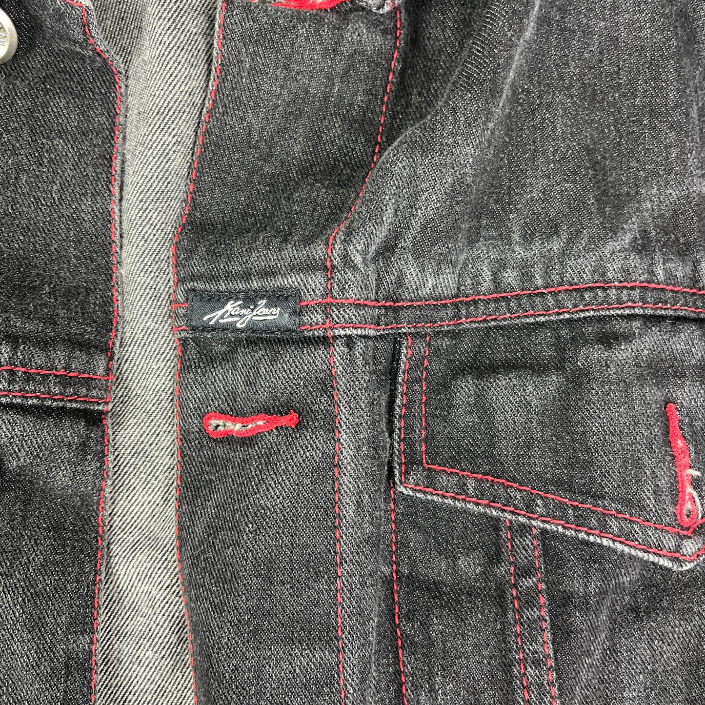 Karl Kani Jeansjacke Schwarz - XL