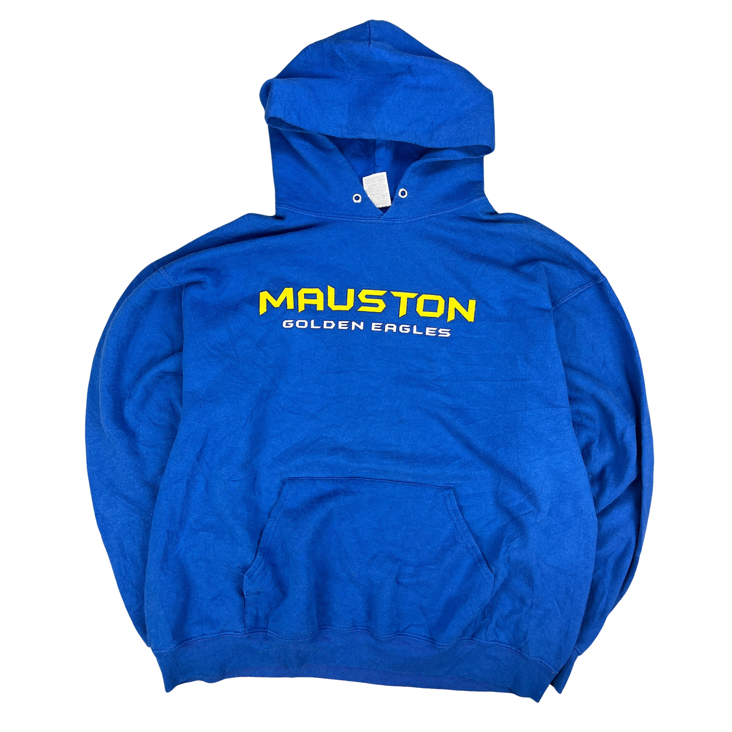 Vintage Golden Eagle Hoodie Blau/Gelb - XL