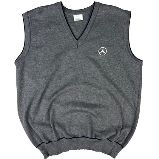Vintage Mercedes Benz Pullunder Grau - XL