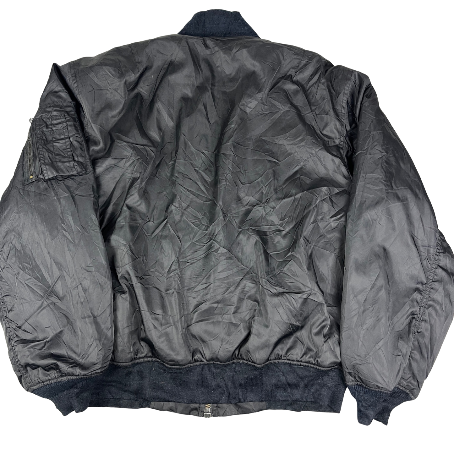 Vintage Bomberjacke Schwarz - XL