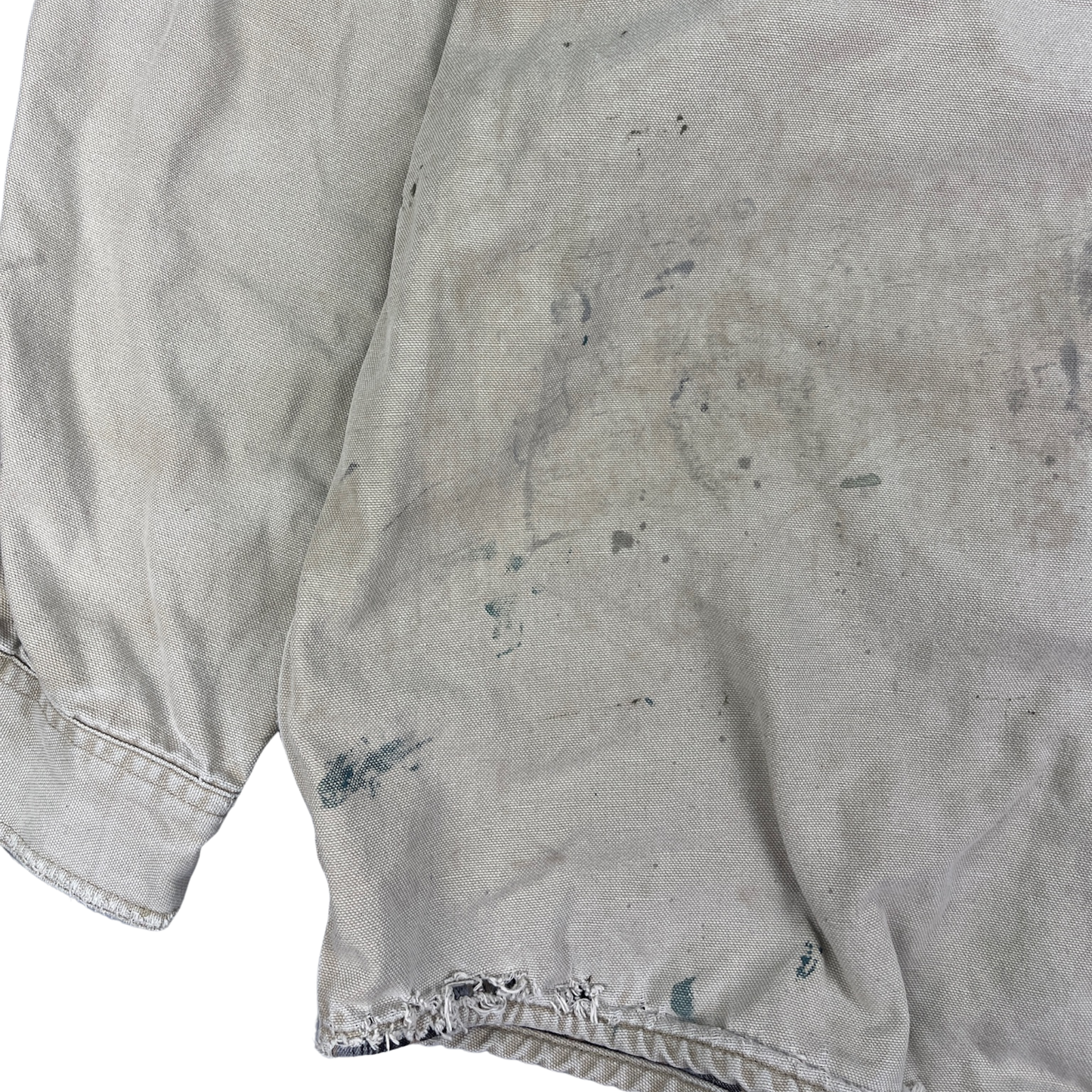 Vintage Used Look Carhartt Workwear Hemdjacke Beige - XL