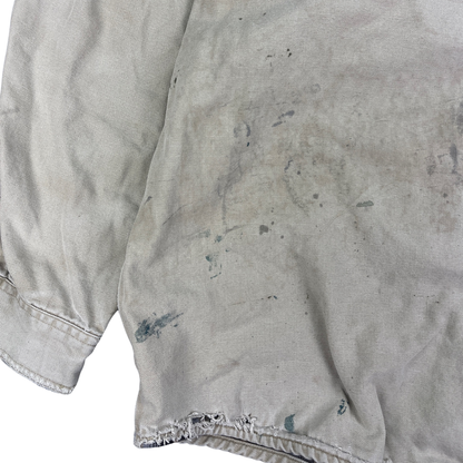 Vintage Used Look Carhartt Workwear Hemdjacke Beige - XL
