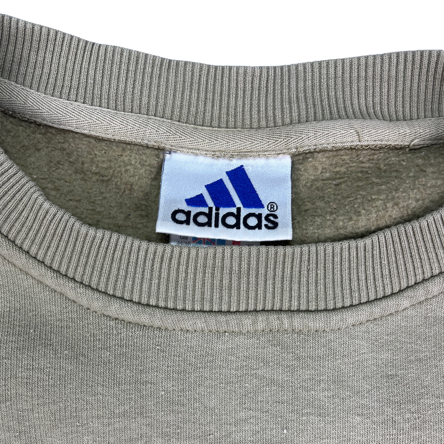 Vintage Adidas Crewneck Sweater Khaki - XL