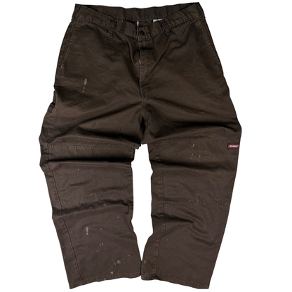 Dickies Used Look Workwear Hose Braun - 36x32