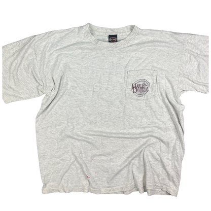 Vintage Harley Davidson T-Shirt Creme - XL