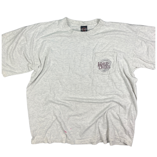 Vintage Harley Davidson T-Shirt Creme - XL