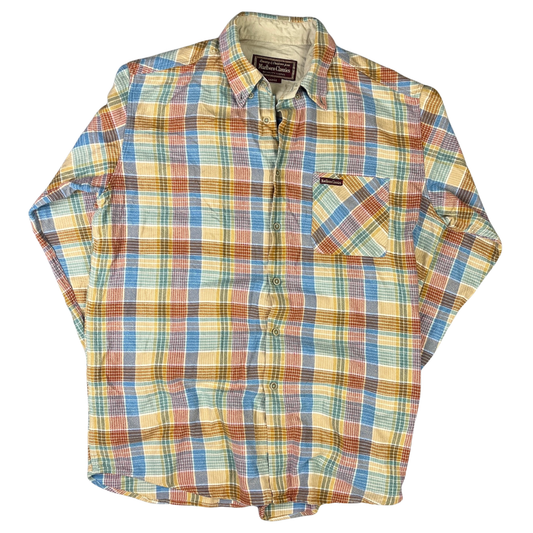 Vintage Marlboro Flanellhemd karriert Bunt - L