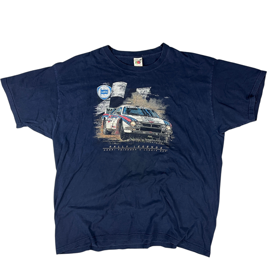 Vintage Dacia Racing T-Shirt Blau - XXL