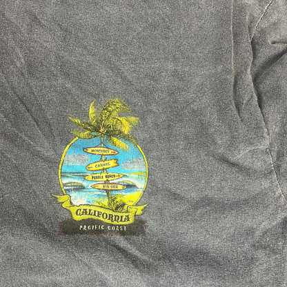 Vintage Gildan California Longsleeve Grau - L