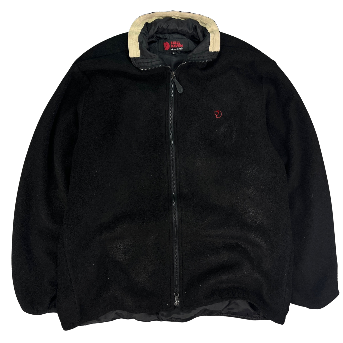 Fjällräven Fleecejacke Schwarz - L