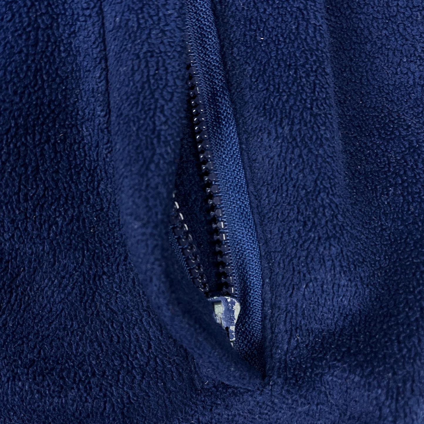 Vintage Nike Fleecepullover Blau - XL