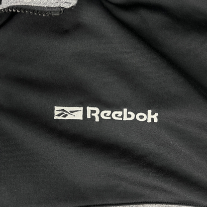 Vintage Reebok Trainingsjacke Grau/Schwarz - M