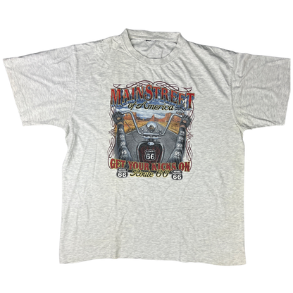 Vintage Route66 T-Shirt Creme - XL