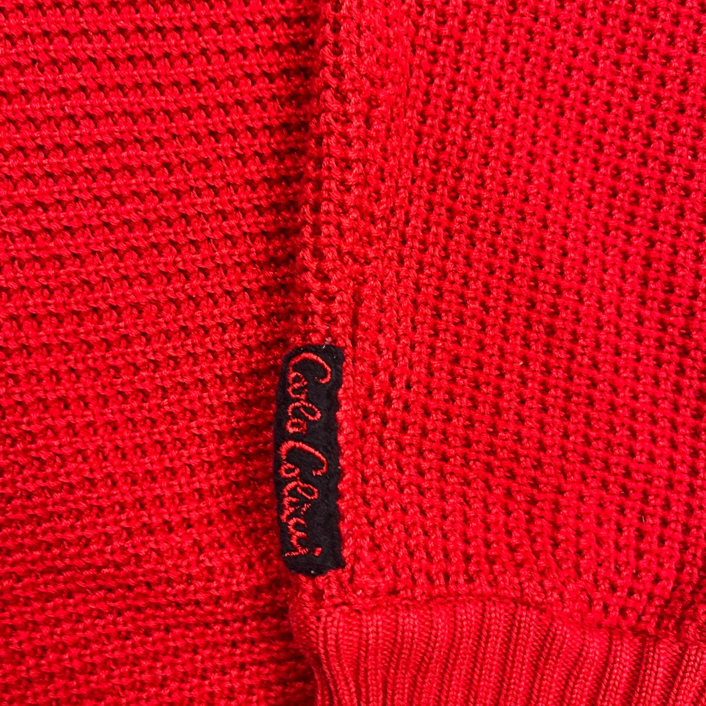 Carlo Colucci Waffle Strickpullover