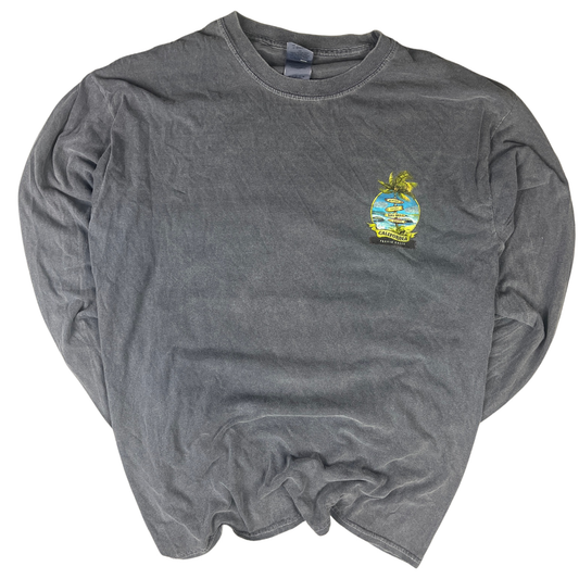 Vintage Gildan California Longsleeve Grau - L