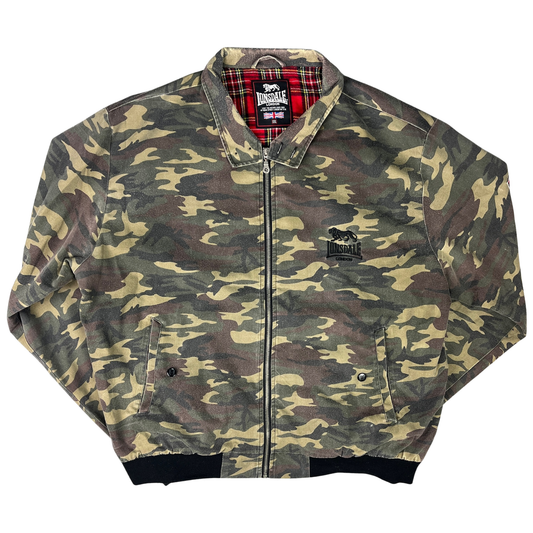 Vintage Lonsdale London Bomberjacke Camouflage - XXL