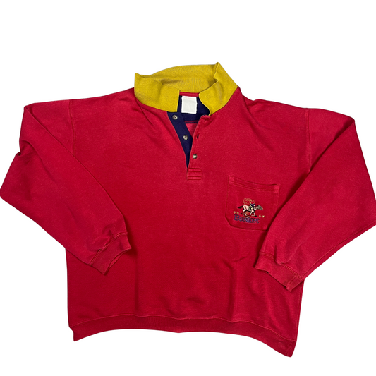 Basket Vintage Cropped Langarmshirt